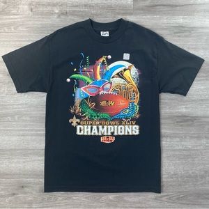 New Super Bowl XLIV New Orleans Saints T-Shirt Medium